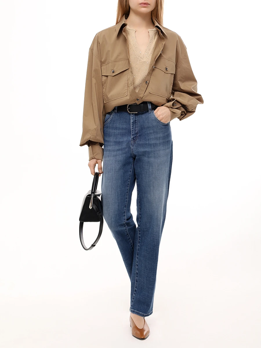 Джинсы хлопковые