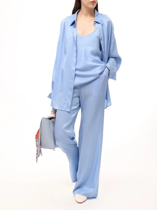 Брюки однотонные LORENA ANTONIAZZI