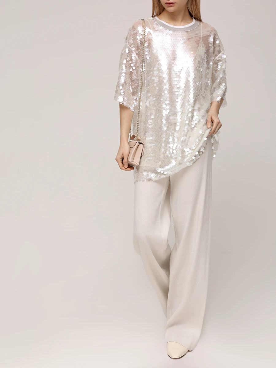 Блуза с пайетками