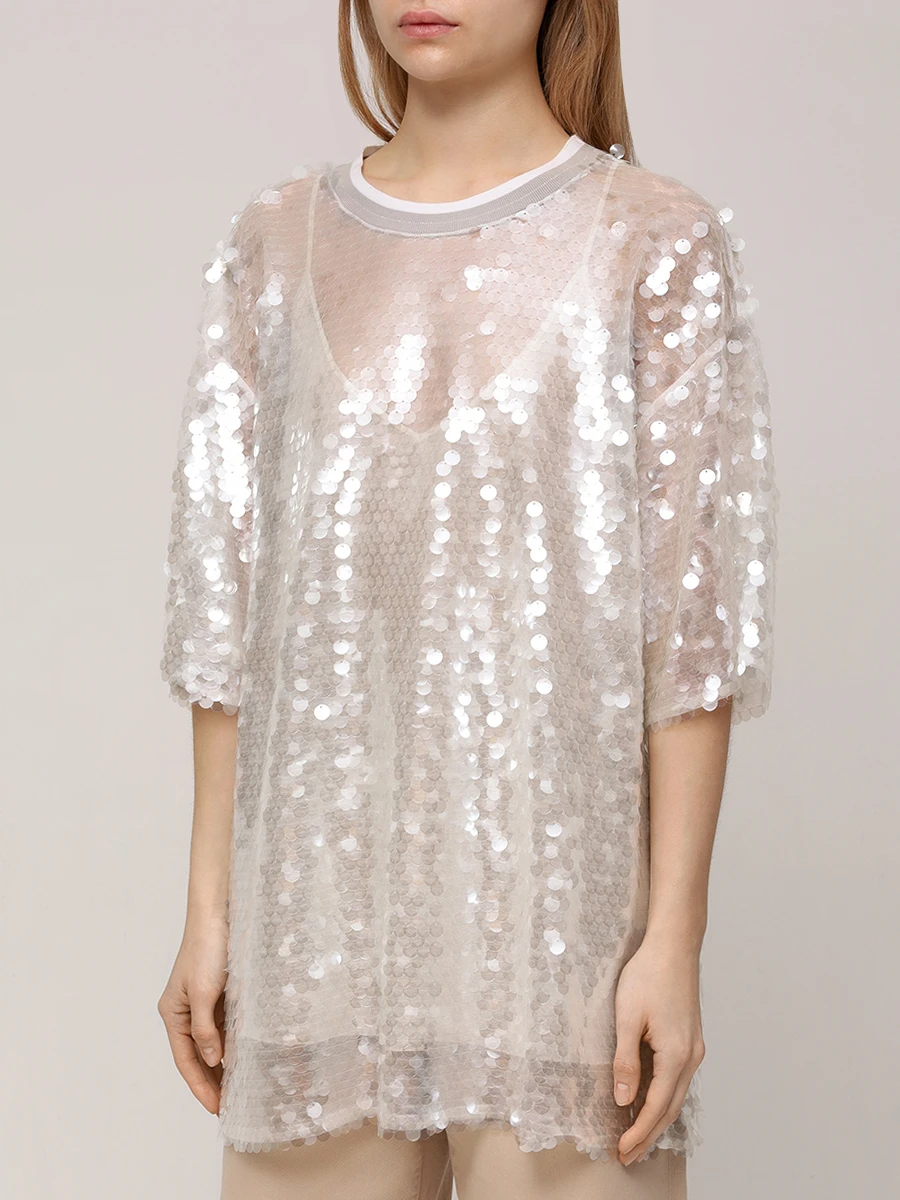 Блуза с пайетками