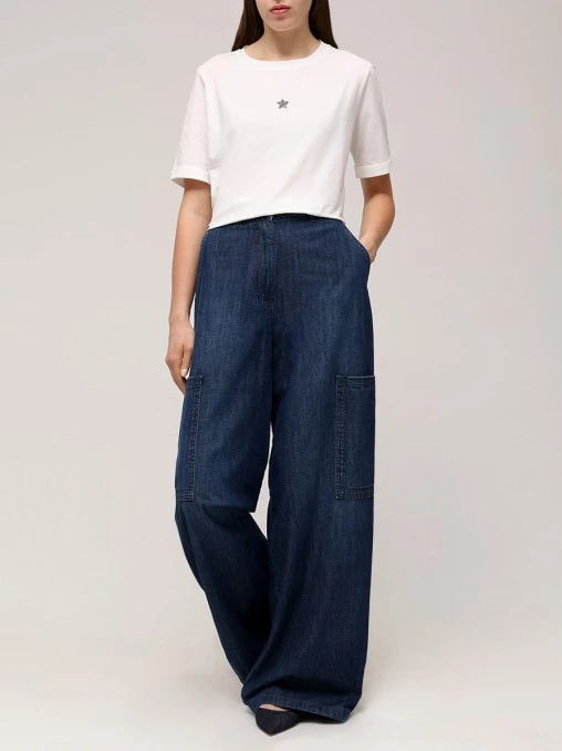 Джинсы хлопковые LORENA ANTONIAZZI