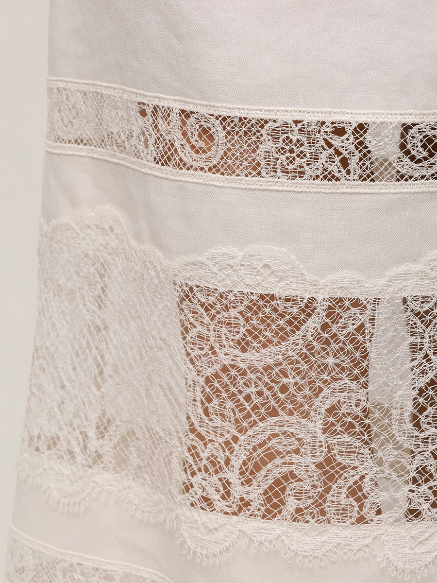 Юбка льняная