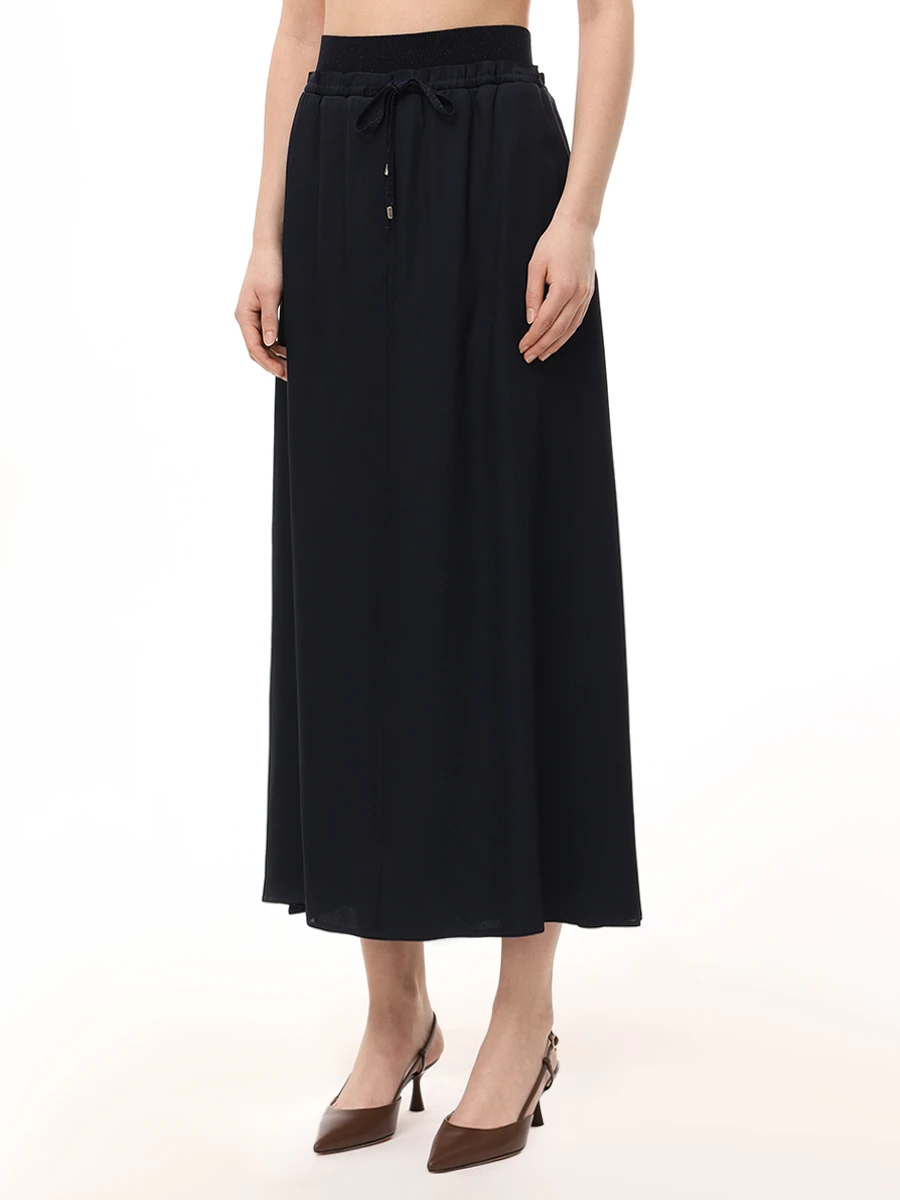 Юбка однотонная