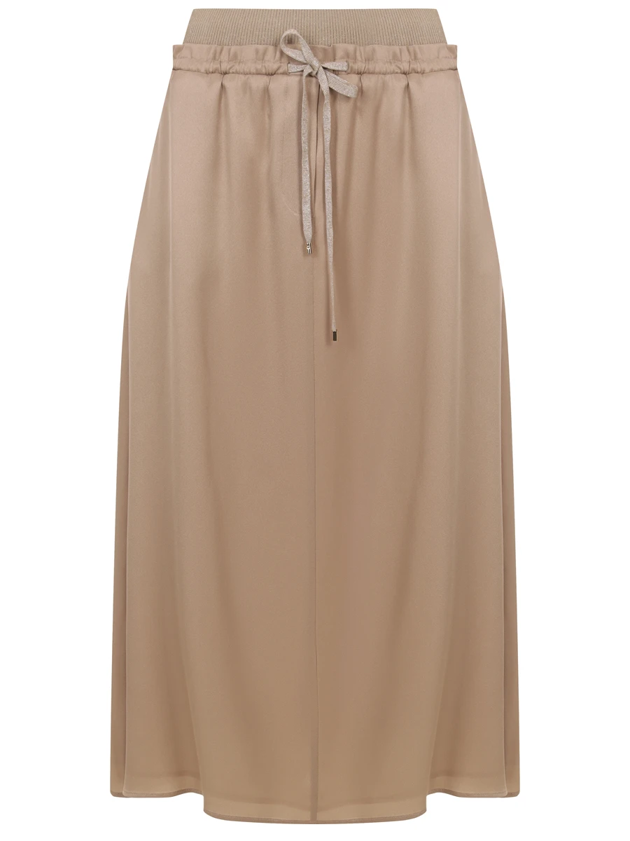 Юбка однотонная