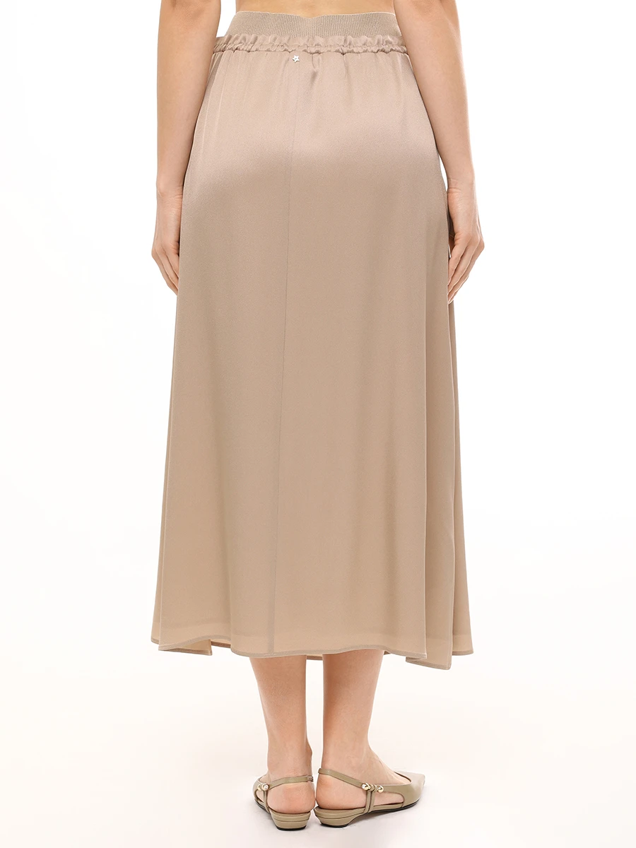 Юбка однотонная