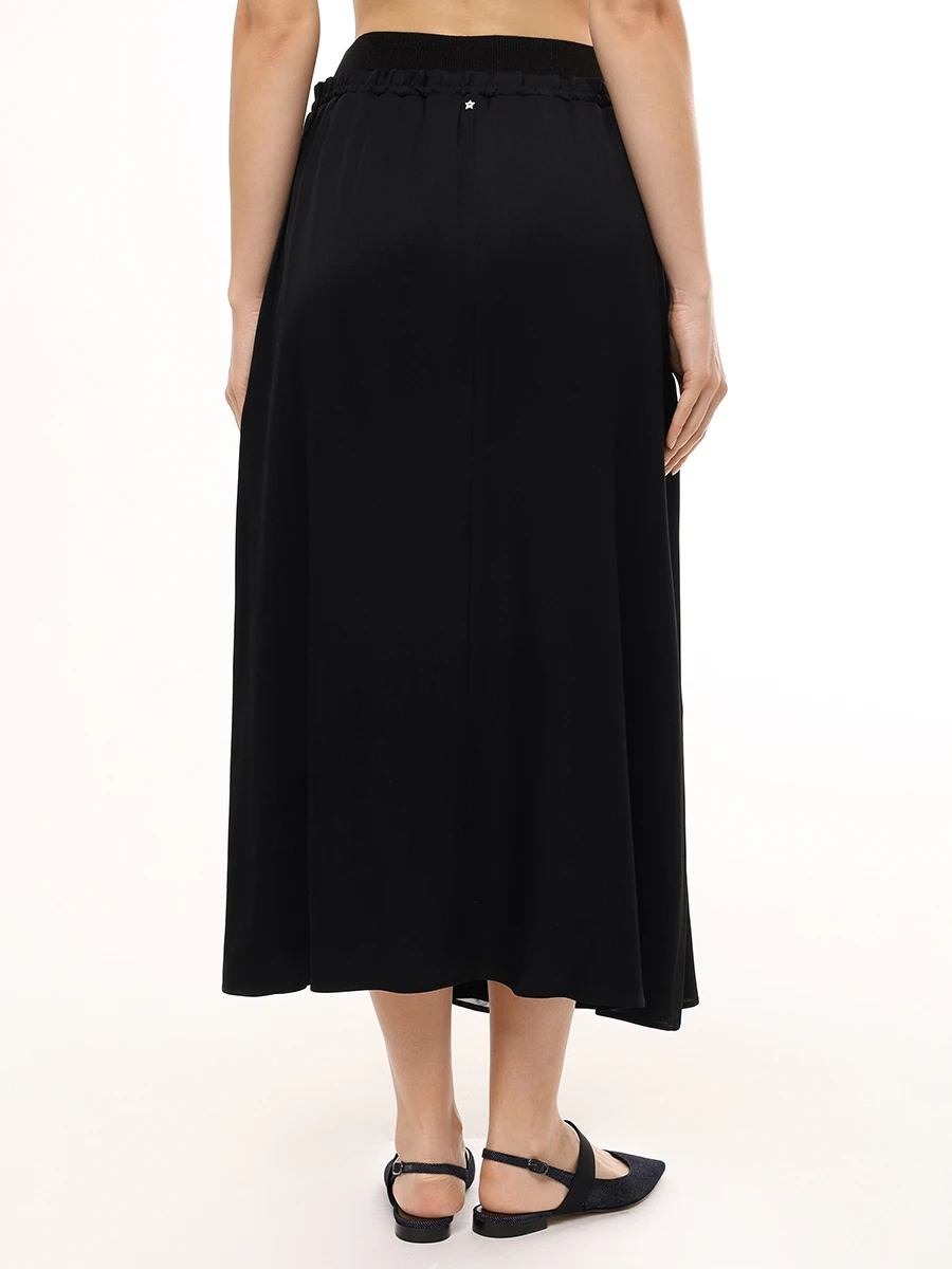 Юбка однотонная