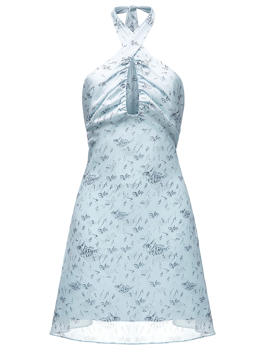 Платье с принтом