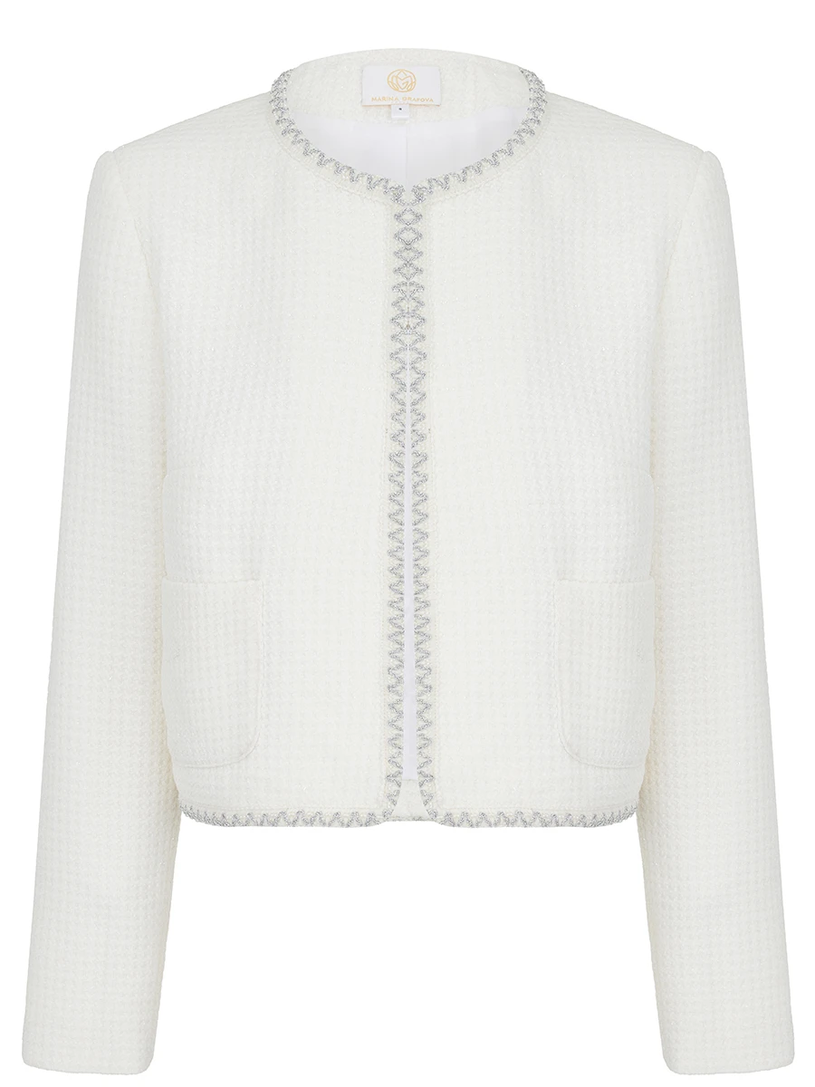 Жакет твидовый