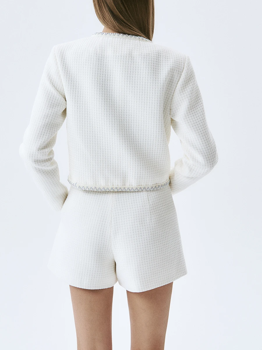 Жакет твидовый