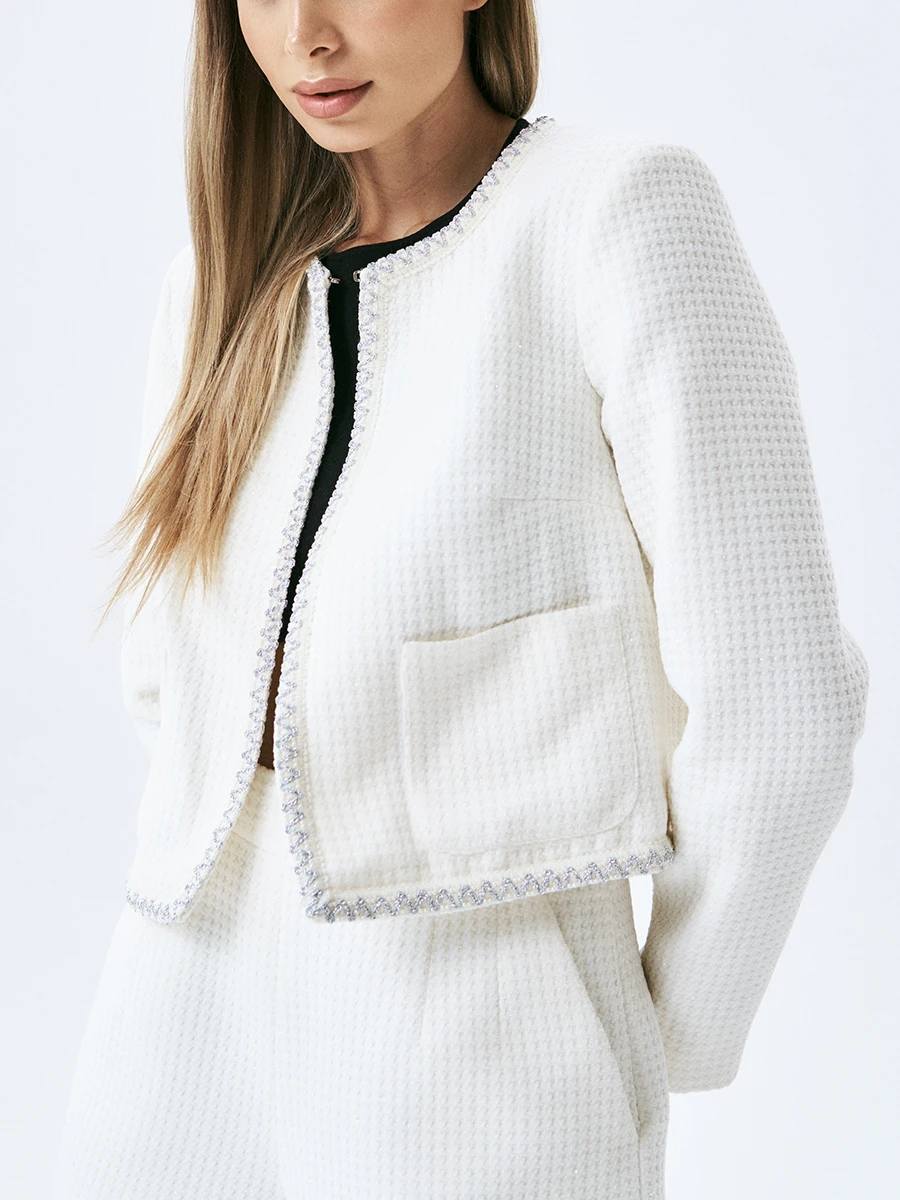 Жакет твидовый