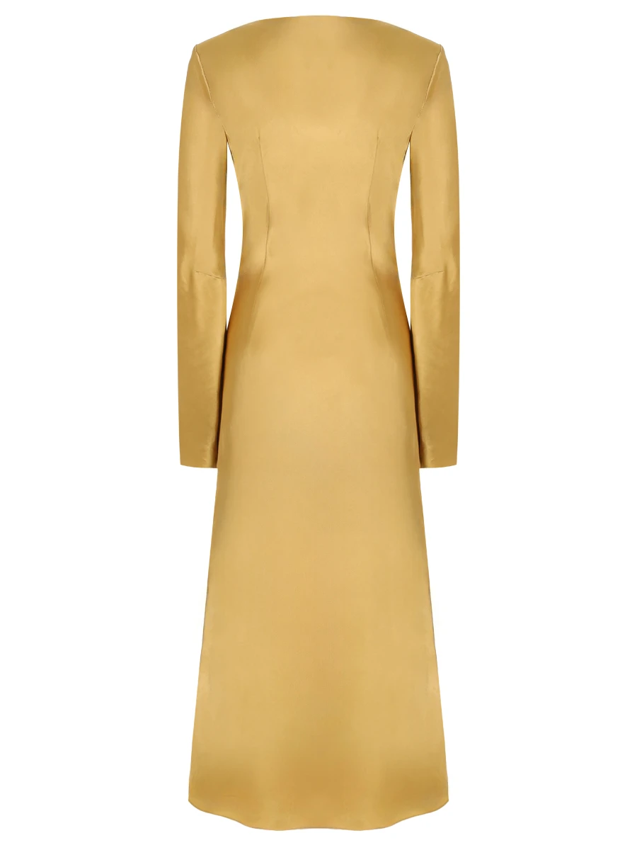 Платье атласное