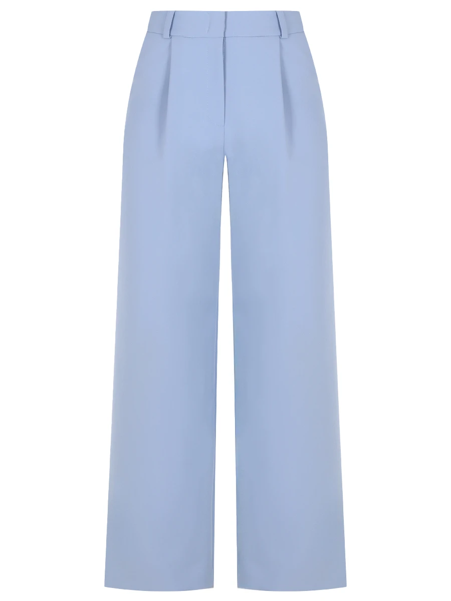 Брюки-палаццо однотонные