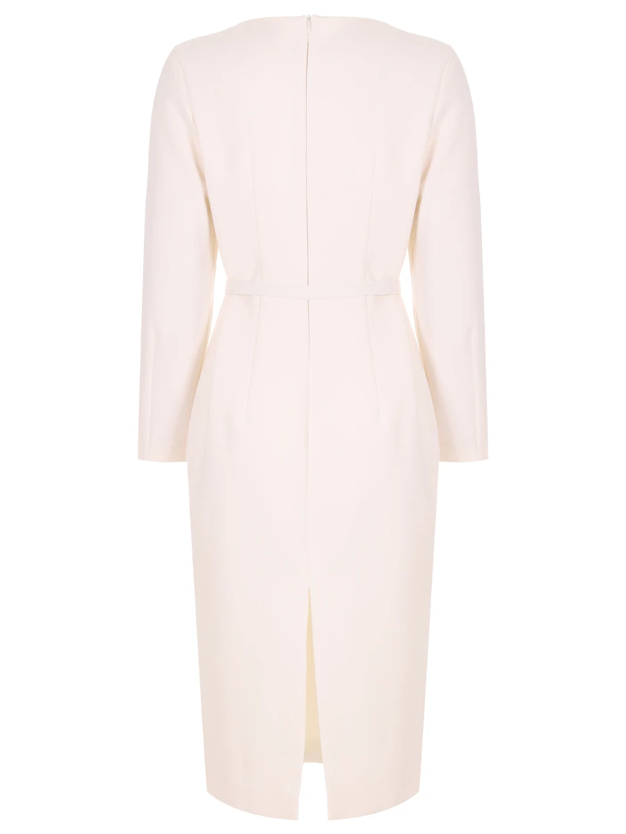 Платье-футляр однотонное