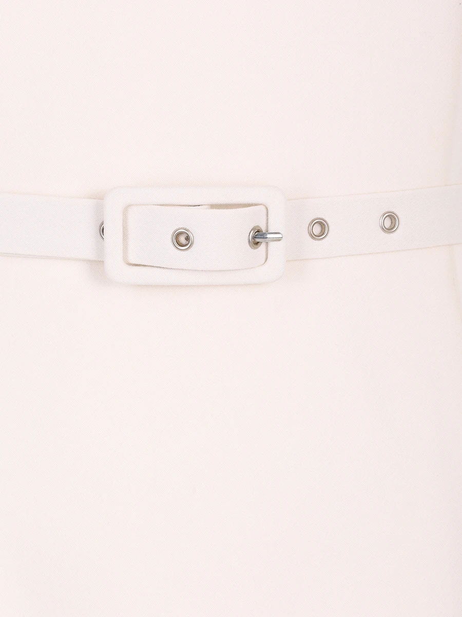 Платье-футляр однотонное