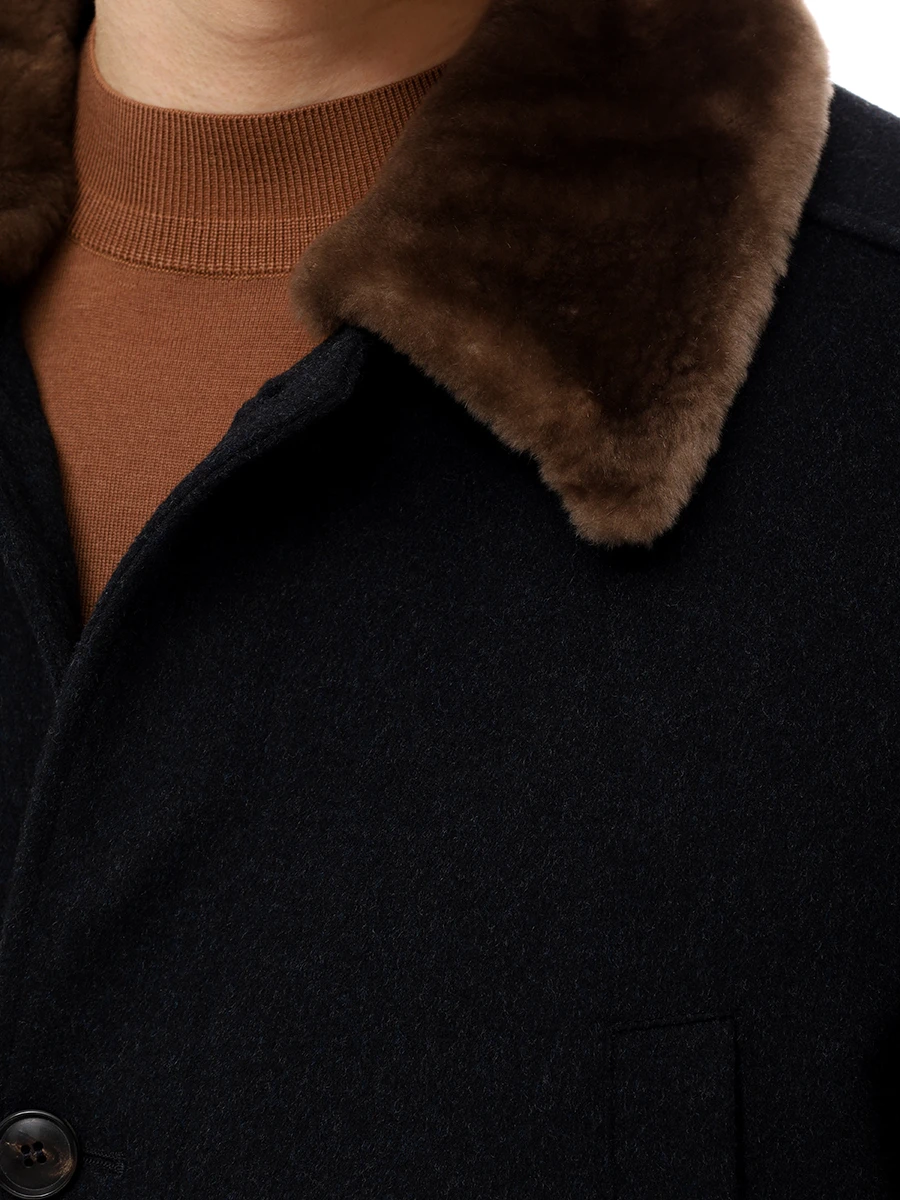 Полупальто шерстяное