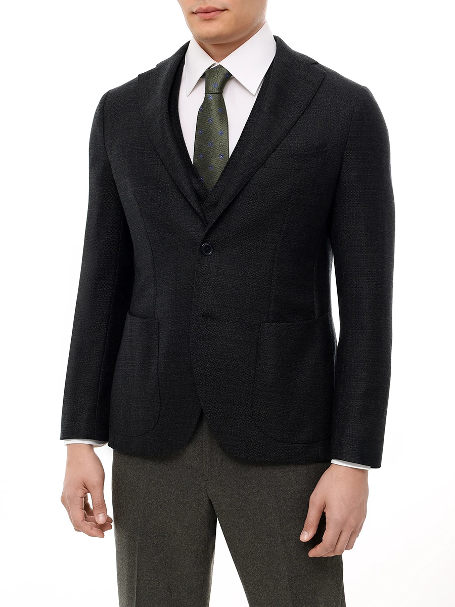 Пиджак и жилет шерстяные