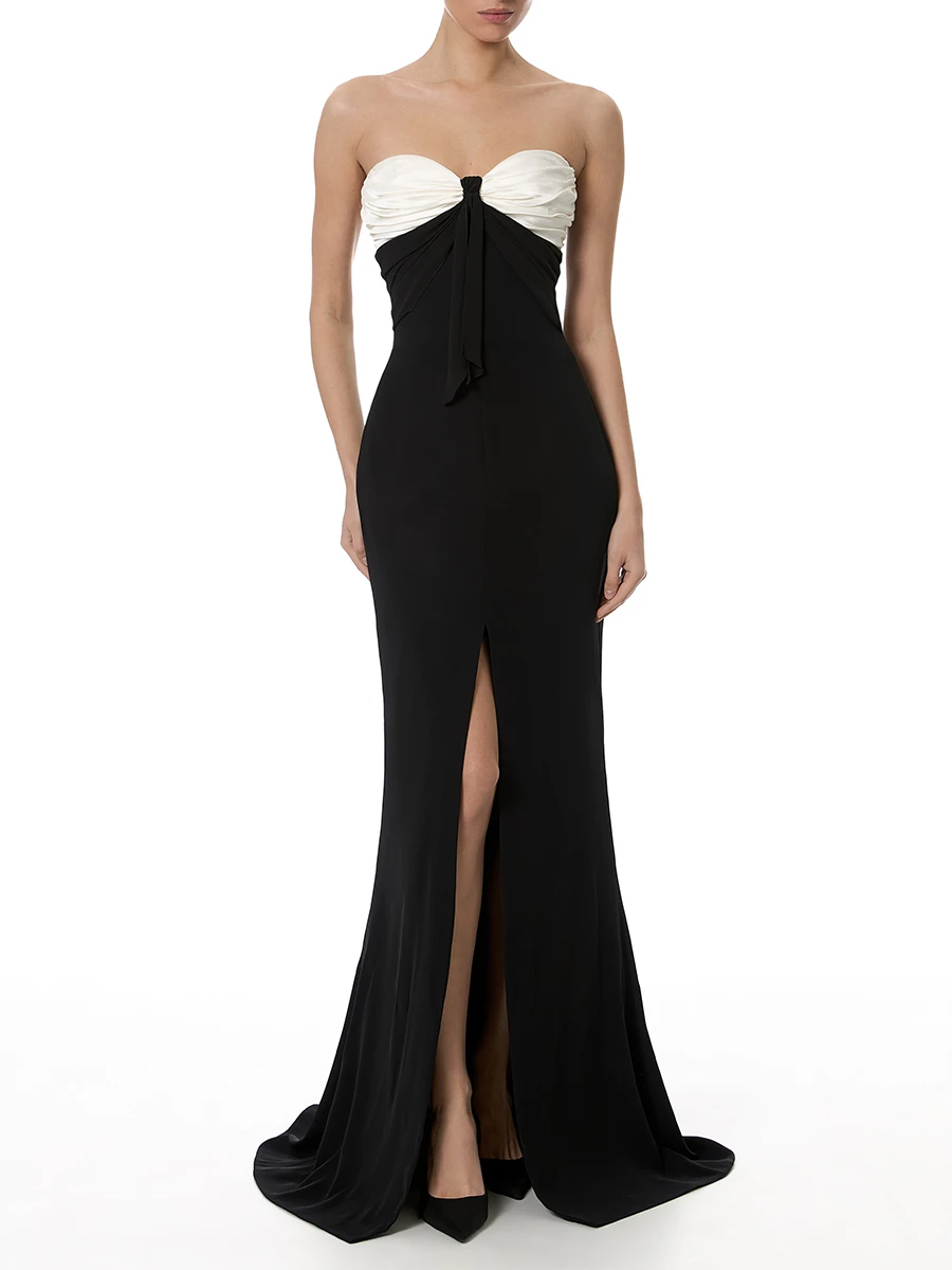 Платье с драпировками