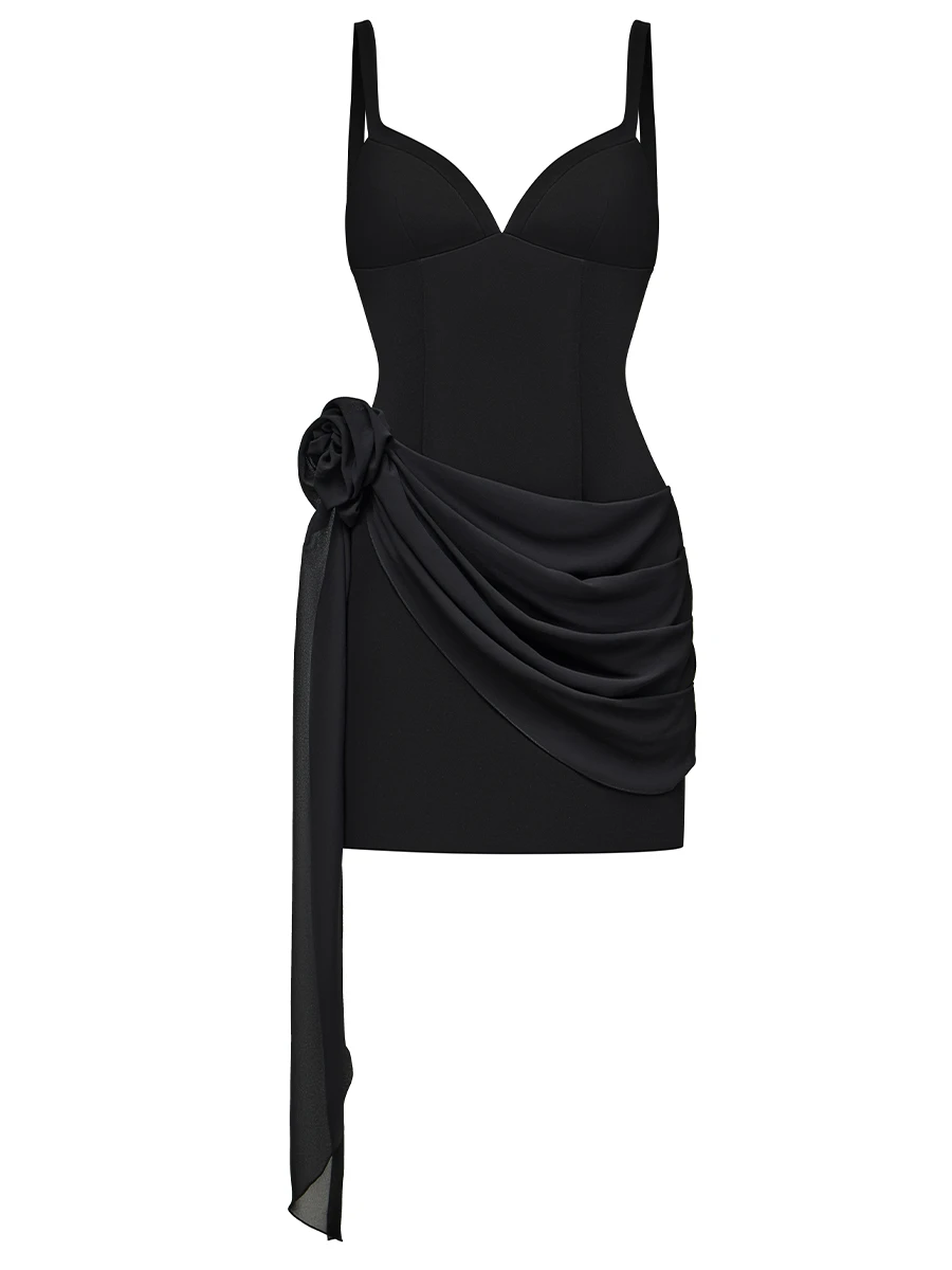 Платье однотонное