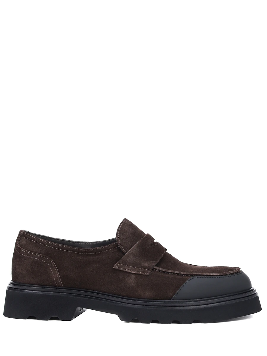 Лоферы замшевые