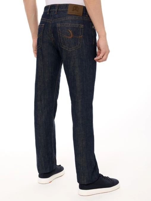 Джинсы Regular Fit хлопковые JOHNNY MANGLANI