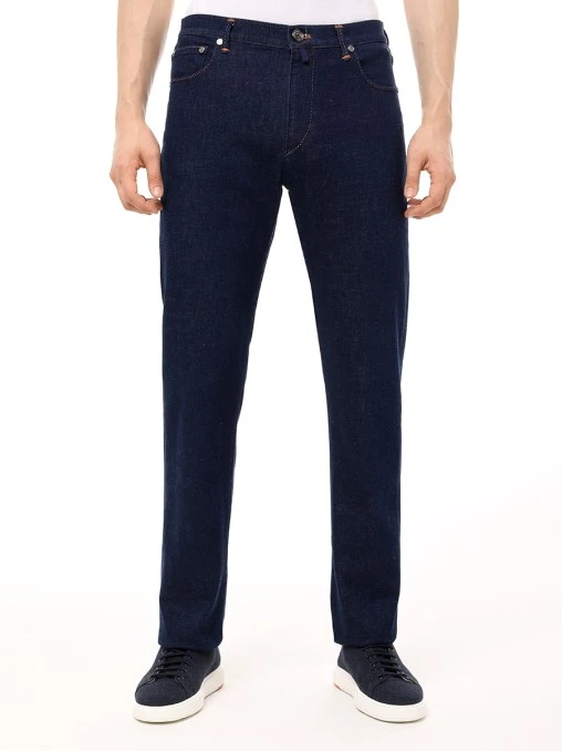 Джинсы Regular Fit хлопковые JOHNNY MANGLANI