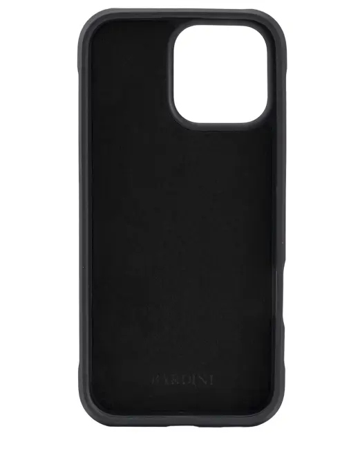 Чехол из кожи крокодила для iPhone 16 Pro Max BARDINI