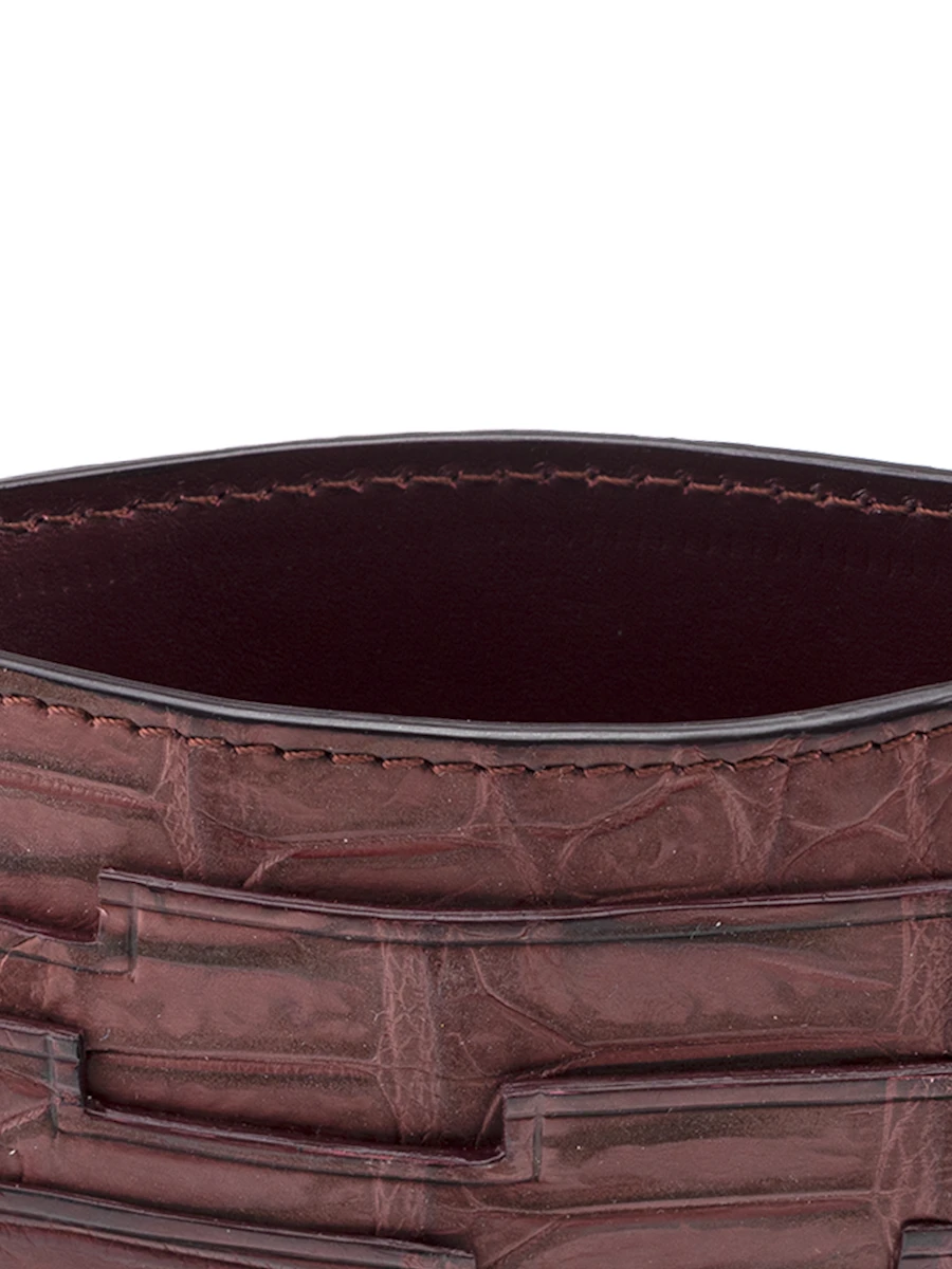 Кардхолдер из кожи крокодила