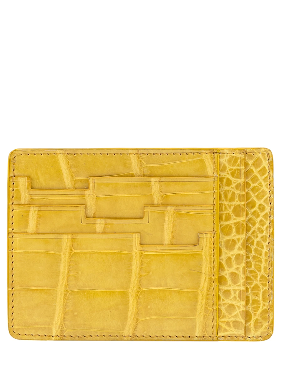 Кардхолдер из кожи крокодила