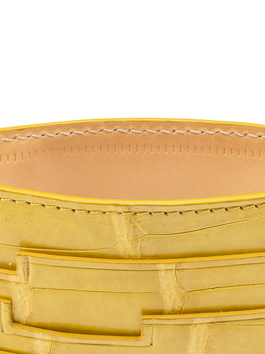 Кардхолдер из кожи крокодила