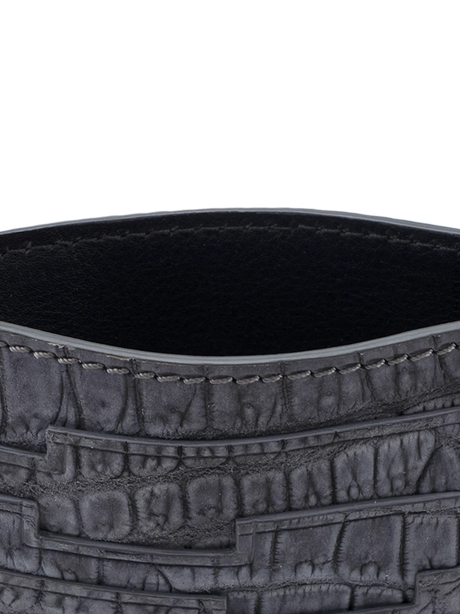 Кардхолдер из кожи крокодила