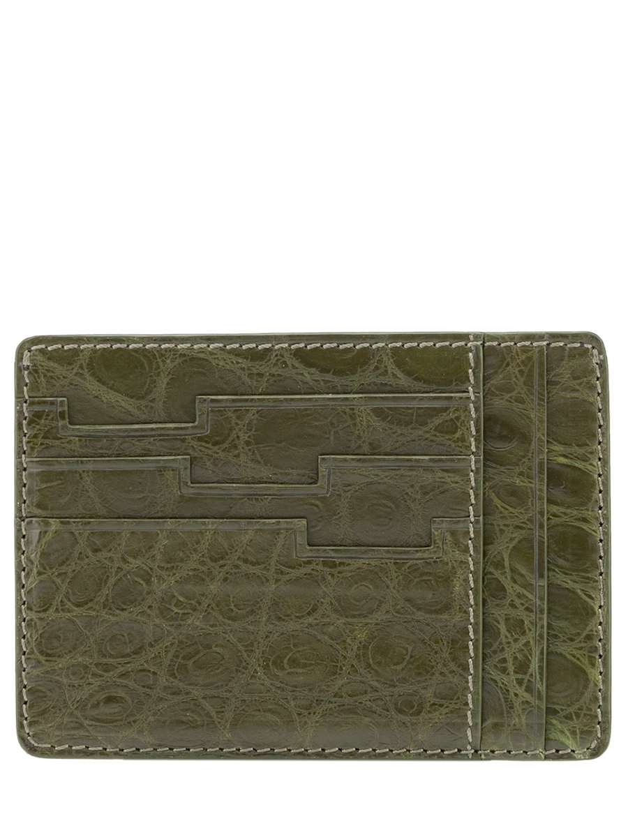 Кардхолдер из кожи крокодила