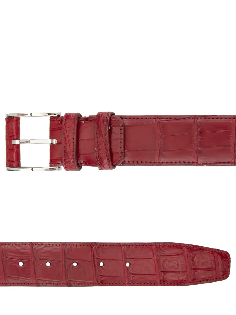 Ремень из кожи крокодила