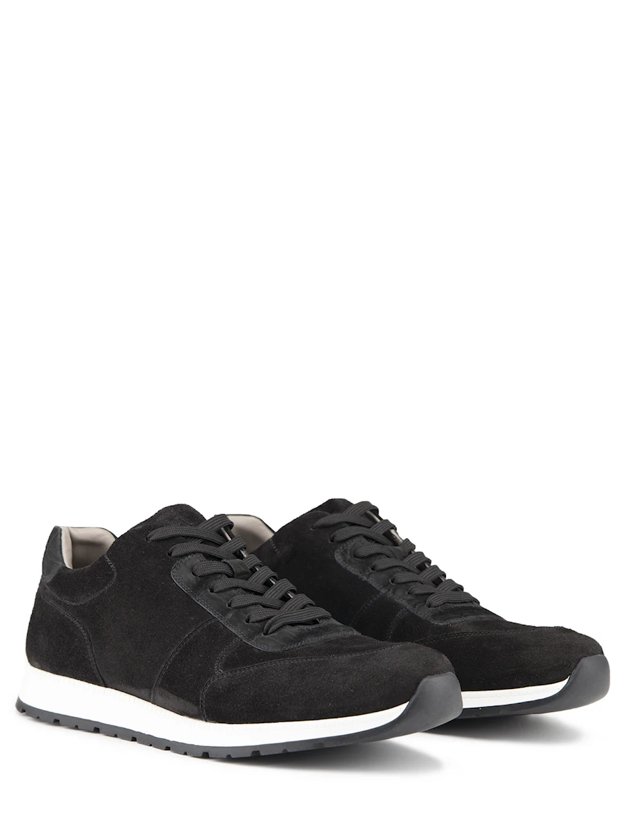 Кроссовки замшевые