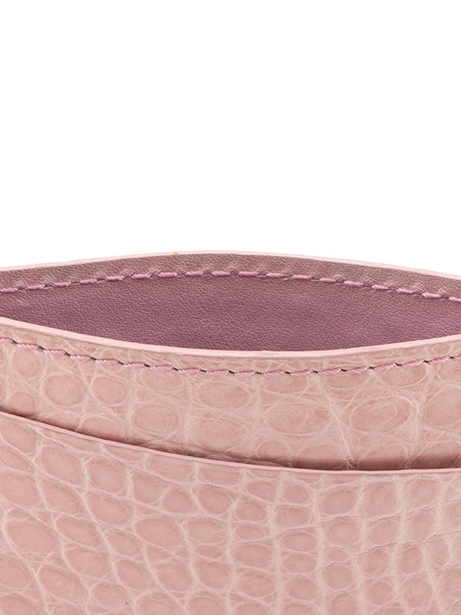 Кардхолдер из кожи крокодила