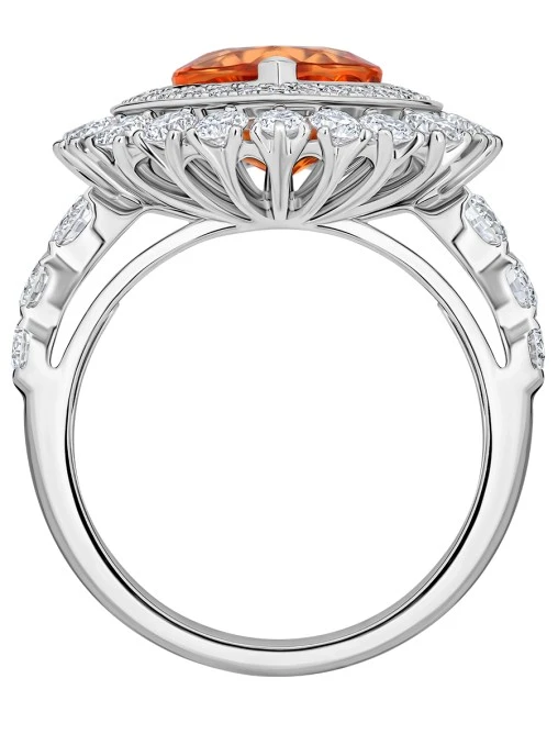 Кольцо со спессартином и бриллиантами CHAMOVSKIKH JEWELLERY HOUSE