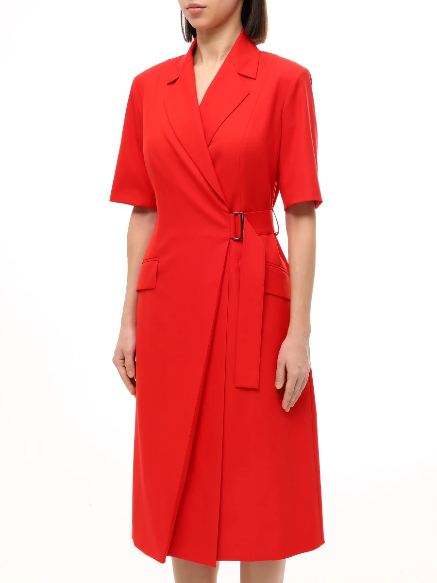 Платье однотонное