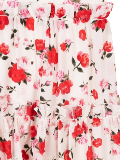 Платье шелковое ROSES AND LACE