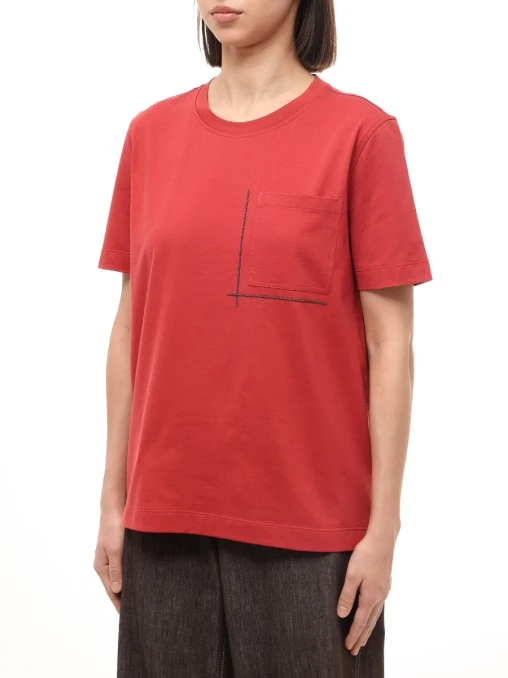 Футболка хлопковая BRUNELLO CUCINELLI