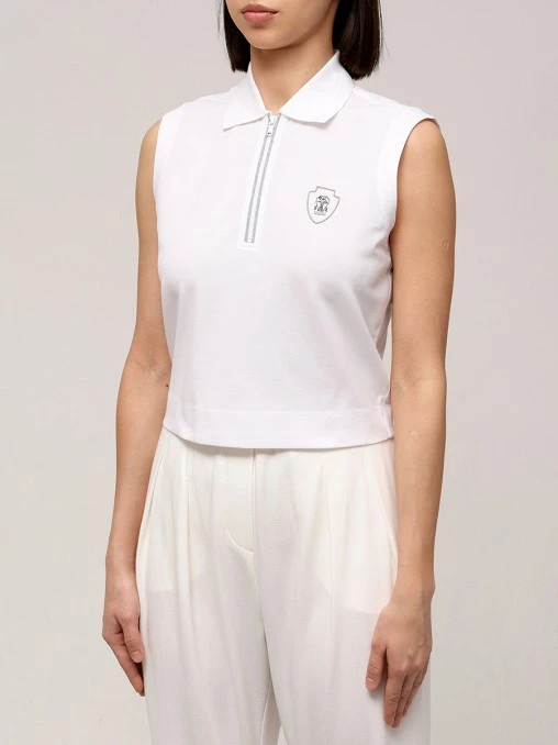 Топ хлопковый BRUNELLO CUCINELLI