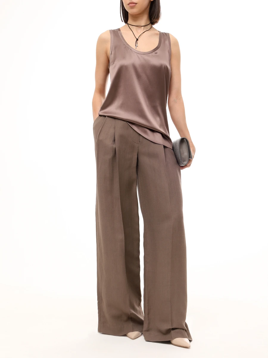 Топ шелковый