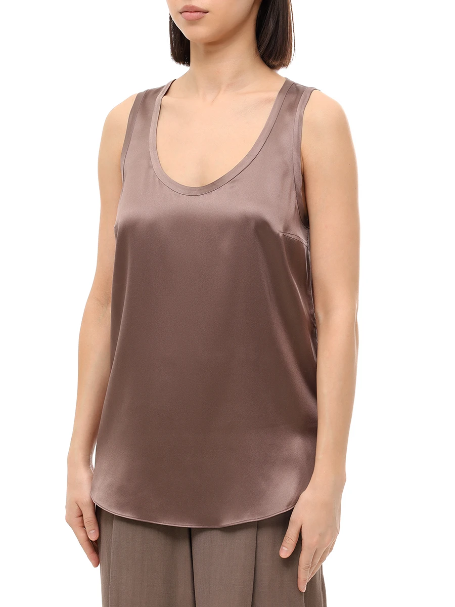 Топ шелковый