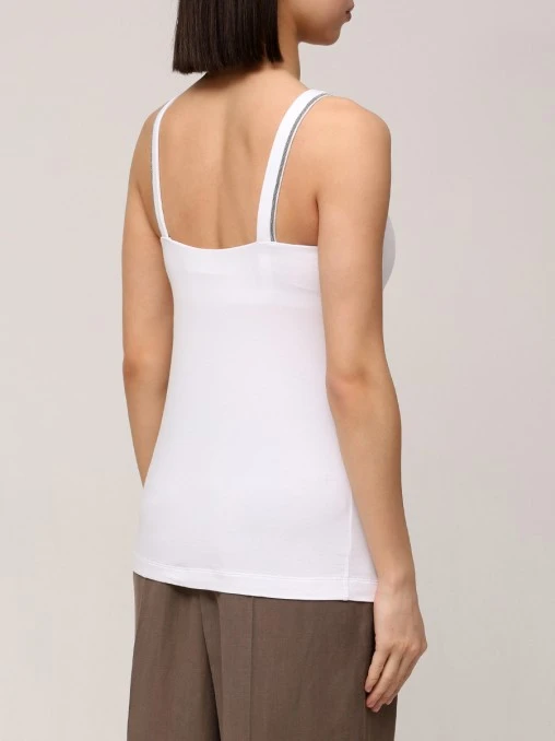 Топ хлопковый BRUNELLO CUCINELLI
