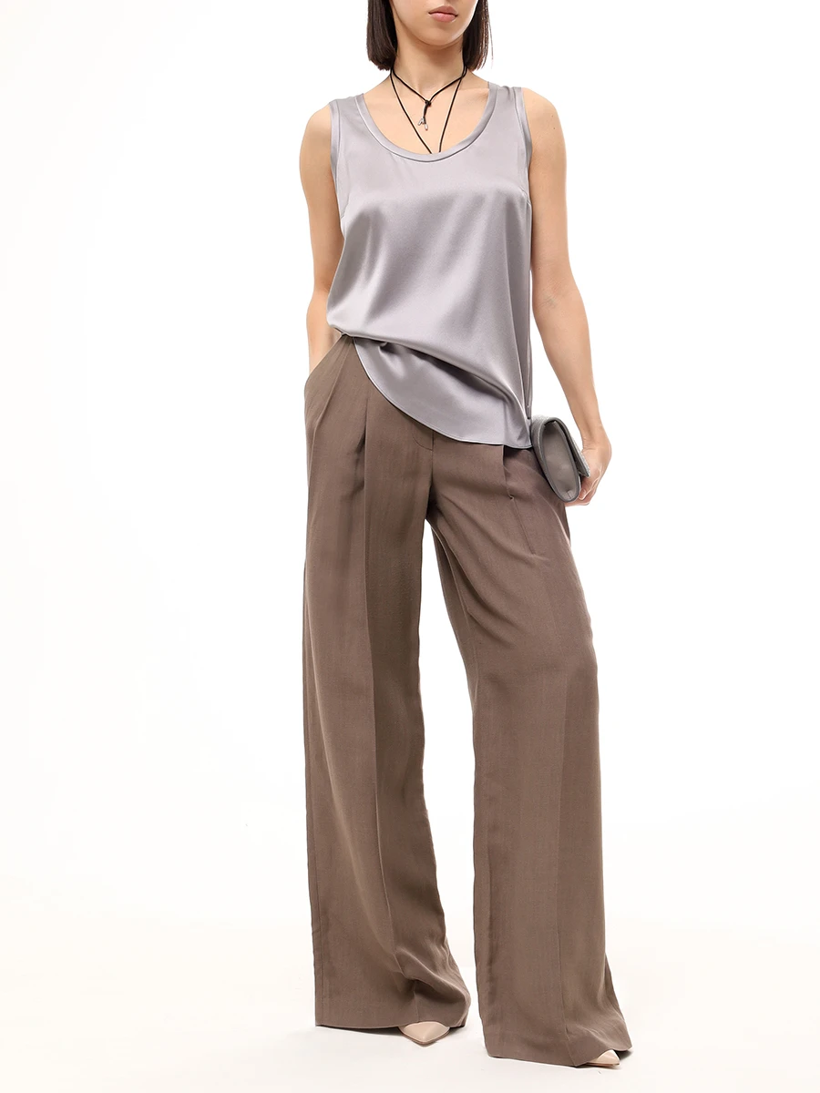 Топ шелковый