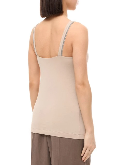 Топ хлопковый BRUNELLO CUCINELLI