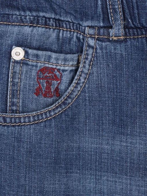 Джинсы хлопковые BRUNELLO CUCINELLI