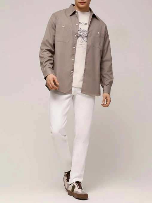 Джинсы Regular Fit хлопковые BRUNELLO CUCINELLI