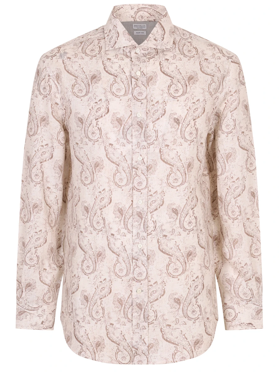 Рубашка Easy Fit льняная