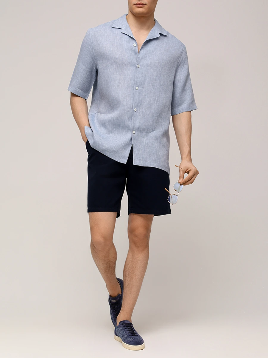 Рубашка Easy Fit льняная