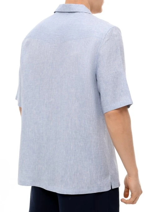 Рубашка Easy Fit льняная BRUNELLO CUCINELLI