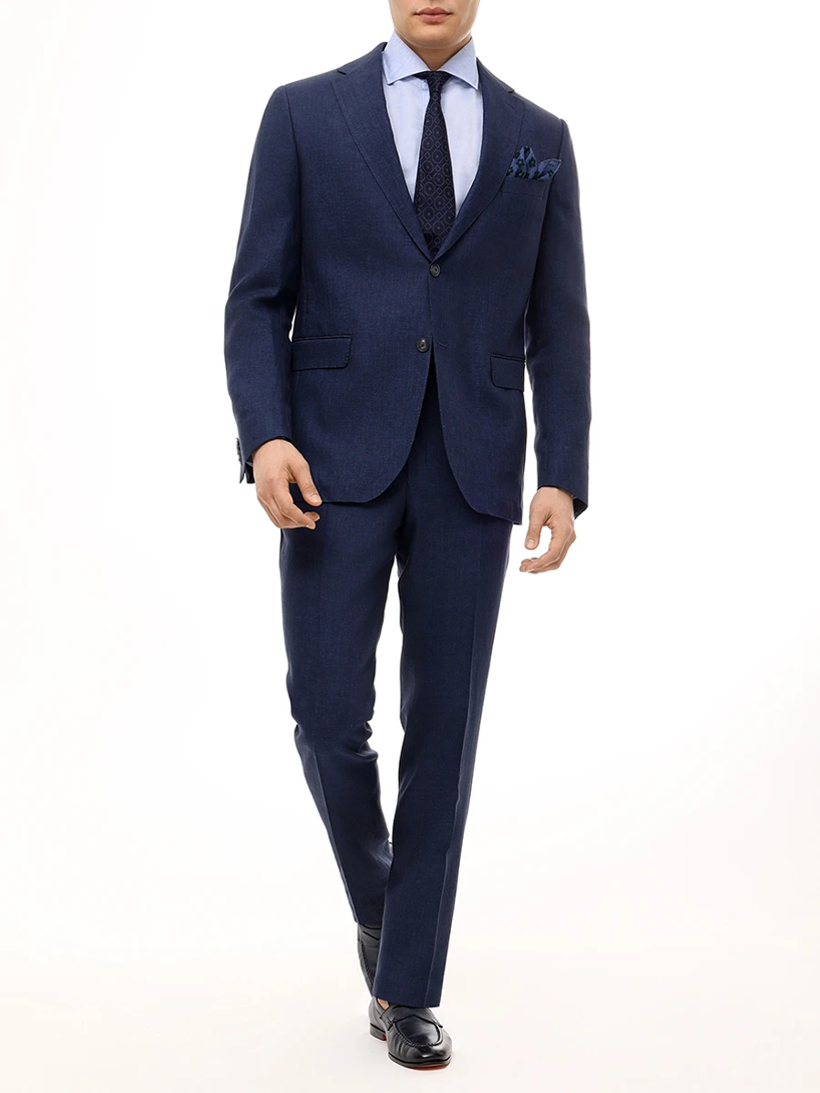 Рубашка Slim Fit из льна и хлопка